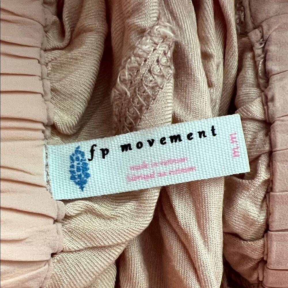 NWT Free People Movement Halfzies Pant Joggers Apricot Size Medium - Picture 10 of 10